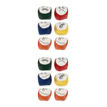 12Pcs Interesting Sandbag Balls Kids Accessory Durable PU Toss Game