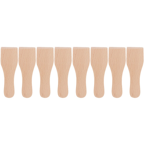 8 Pcs Small Wooden Spatula Cake Cream Multi-Purpose Wood Wood