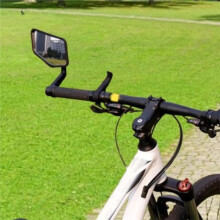 1 Pair of Handlebar-Mounted Bicycle Rearview Mirrors, Suitable for Bicycle Modification.