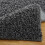 Grey Hallway Runner Rug 2x10 ft Soft Plush Shaggy 4