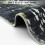 Abstract Runner Rug Indoor Non-Slip 2x8 ft Black 4