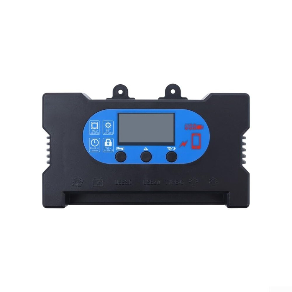 60A Mppt Solar Charge Controller 12V 24V With Fast Usb Charging For Lithium Battery And Efficient Panel Control 9310869818571
