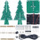 Flashing Christmas Tree Kit with Colorful LEDs, 3D DIY Electronic Soldering Practice Educational Module 1