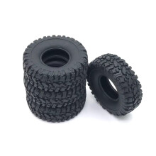 RC Car Tires 66mm Rubber Wheels for WPL C14 C24 1/16 RC Cars, Enhanced Grip Control 4pcs Set