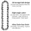 12Pcs  Chainsaw Chain 4 Inch Guide Saw Chain 1/4 LP Pitch, 28 Sections for Electric Protable Handheld Chain Saw 5