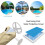 Pool Solar Cover Reel Cover with Drawstring, Folding Swimming Pool Blanket Protector 3