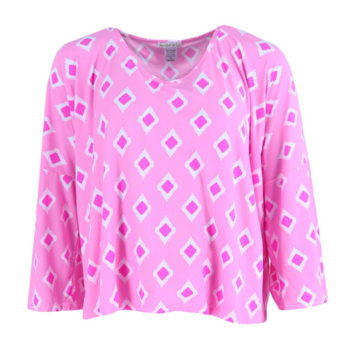 Breakfast in Bed Women's Plus Size Flowing Pyjama Set 1