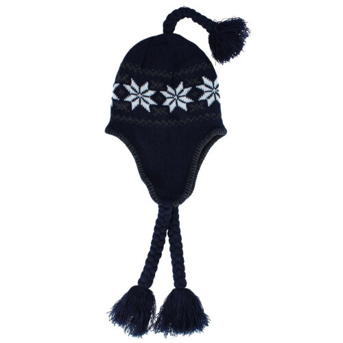 Polar Wear Women's Snowflake Winter Aviator Hat