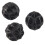 50 Pcs 18mm Diameter Black Bio Balls for Aquarium Pond Filter 5