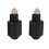 2 Packs Optical 3.5mm Female  Jack Plug To Digital Toslink M Audio Adapter 5