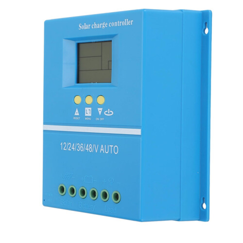 60A MPPT Solar Charge Controller, LCD Display, 12V/24V/36V/48V for Battery and Lights 1