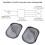 Car Side Wing Mirror Heating Pad  12V Universal Rearview Mirror Mist Demister Quick Warm Mirrors Defogger 6