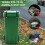 3PCS Garbage Can Lid Locks with Heavy Duty Bungee for Raccoons Proof,Bears Proof and Wind-Resistant 3