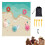Extra Large Sandproof Beach Picnic Blanket Waterproof PU Bottom Foldable Outdoor Mat with 4 Stakes 1