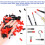 600 Pieces Rubber End Caps Flexible Screw Cap Thread Bolt Protector Caps Covers Black Red Plastic Screw Caps in 9 Size 4