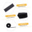 6 Rolls Cable Management Straps, Reusable Hook and Loop Ties for Organizing Wires, Color‑Coded Eco‑Friendly Rolls 2