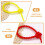 100pcs Reusable Silicone Cable Ties with Snap Lock Design, Adjustable Cable Management Straps for Home and Office 3