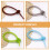 100pcs Reusable Silicone Cable Ties with Snap Lock Design, Adjustable Cable Management Straps for Home and Office 4