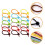 100pcs Reusable Silicone Cable Ties with Snap Lock Design, Adjustable Cable Management Straps for Home and Office 5