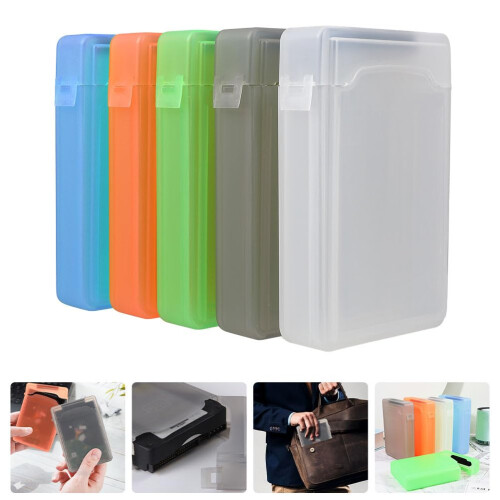 2.5 Inch Hard Drive Case Shock Resistant Durable Protective Storage Box for Travel and Home 2
