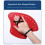 Durability Silicones Hand Paddles for Swimming-rose red L 3