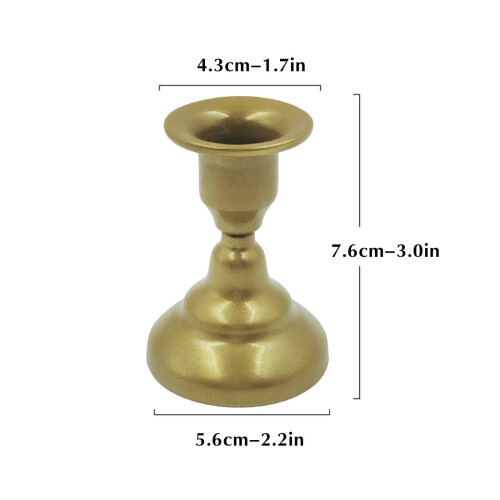 Taper Candle Holders Black 2 Pack 2