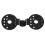 100PCS Shade Net Clips Net Hooks Shade Net Fixing Clips Shade Cloth Plastic Clips Fix Clamp Grommet Installation Black 5