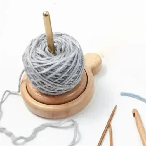 Wooden Yarn Holder Knitting Tools Beginner Crochet Accessories Stand Sewing Thread Spool Wool  Winder Stand Tool B 2