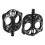 Light weight Bicycles Platform Pedals 3 Seal Bearings-Black 2
