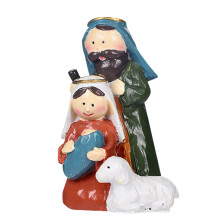 Ornament de Crăciun pentru Nașterea Domnului, din rășină, jgheab pentru cai