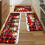 Christmas Kitchen Mat Set Flannel 2 or 3 pcs 1