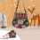 Sacolas de presente de Natal tricotadas para Papai Noel, Boneco de Neve e Rena. 1