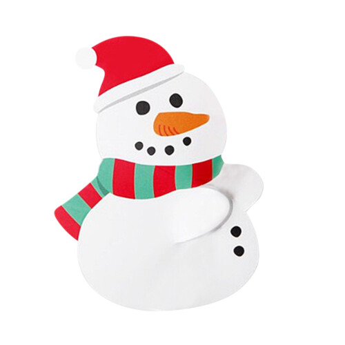Felicitări cu acadele Moș Crăciun și pinguin, 50 buc.