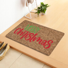 Tapis de porte de Noël avec motif de gnome, intérieur/extérieur, 45,7 x 76,2 cm (18 x 30 pouces)