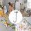 5 Pcs Wall Mount Ceiling Hooks,Swag Hooks,Stainless Steel Round Base Ceiling Hanger,Ceiling Hooks for Hang Plant Baskets 4