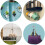 5 Pcs Wall Mount Ceiling Hooks,Swag Hooks,Stainless Steel Round Base Ceiling Hanger,Ceiling Hooks for Hang Plant Baskets 7