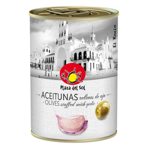 Plaza del Sol Ελιές Γεμιστές με Σκόρδο 280g