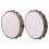 10inch Bells Drum Handheld Tambourine- light woodGrain 2