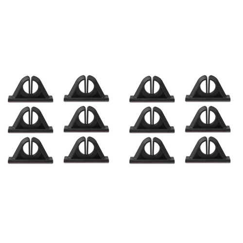 12 Supports de Canne à Pêche, Sans Perçage, pour Garage, pour Bateau de Pêche