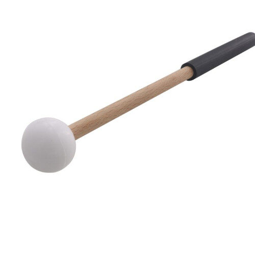 Percussion Mallets Stick with Rubber  and Handle for Xylophone,Glockenspiel Percussion Instrument Accessories White 1