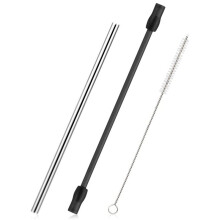 Coffee Machine Stainless Steel Milk Pipe and Cleaning Brush Accessory Set Tube Straw Cleaner Cleaning Brushes