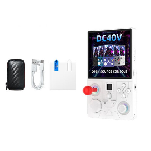 DC40V Handheld Game Console 4.0inch IPS Scherm Open Source voor Linux WiFi GamePad 128G Ondersteunt 30+ Emulators B