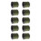 10 Pezzi 300M Pesca Linea 100 LB 0,55 mm Forte PE Treccia - Verde 1