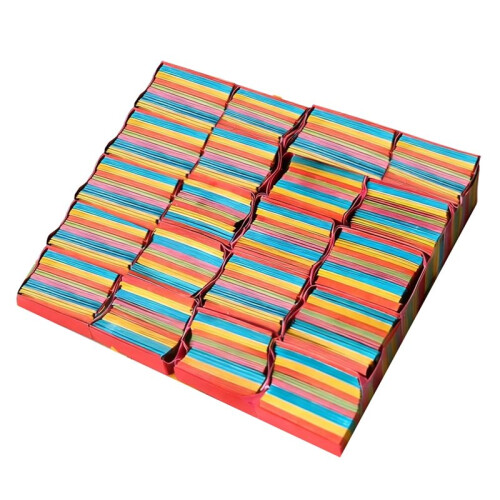 Papel de Confeti, 2,2 Libras, Papel de Seda Rectangular Multicolor