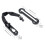 Stainless Steel Door Chain Lock with PU Leather Cover, Spring Antitheft Press Lock for Indoor Security 2