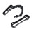 Stainless Steel Door Chain Lock with PU Leather Cover, Spring Antitheft Press Lock for Indoor Security 5