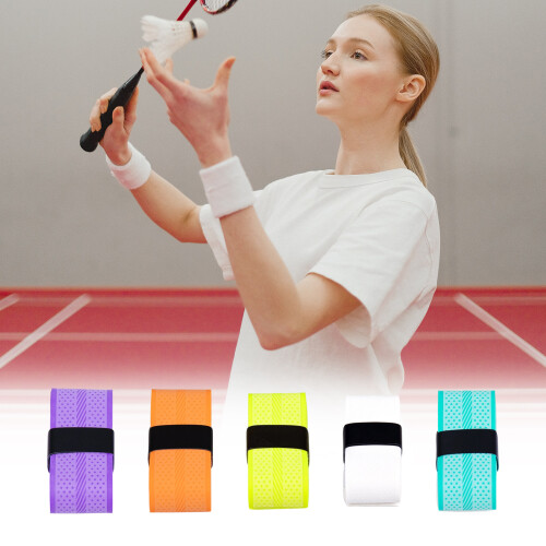 3-pack verdikte badmintonracketlijmen handdoektape-zwart 2