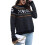 Damen Lässiger Strickpullover mit Geister-Print, Langarm, Rundhalsausschnitt Dunkelschwarz S 1