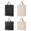 Compacts Oxford stoffen opbergtas Campingaccessoire-Zwarte L 4