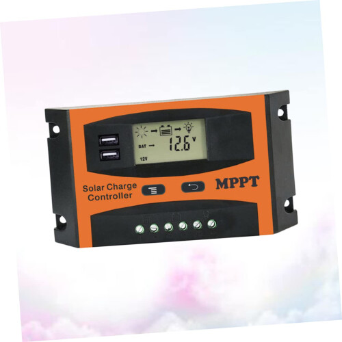 50A MPPT Solar Charge Controller with Dual USB, LCD Display and Timer for Off Grid System 2